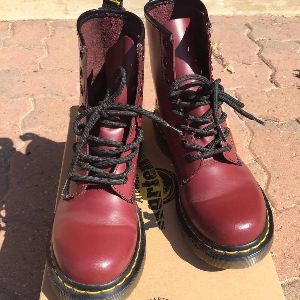 Dr martens cherry red 1460 boots